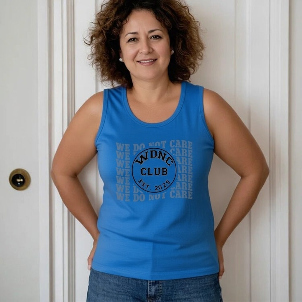 Retro Funny WDNC Menopause Perimenopause Print Tank Top