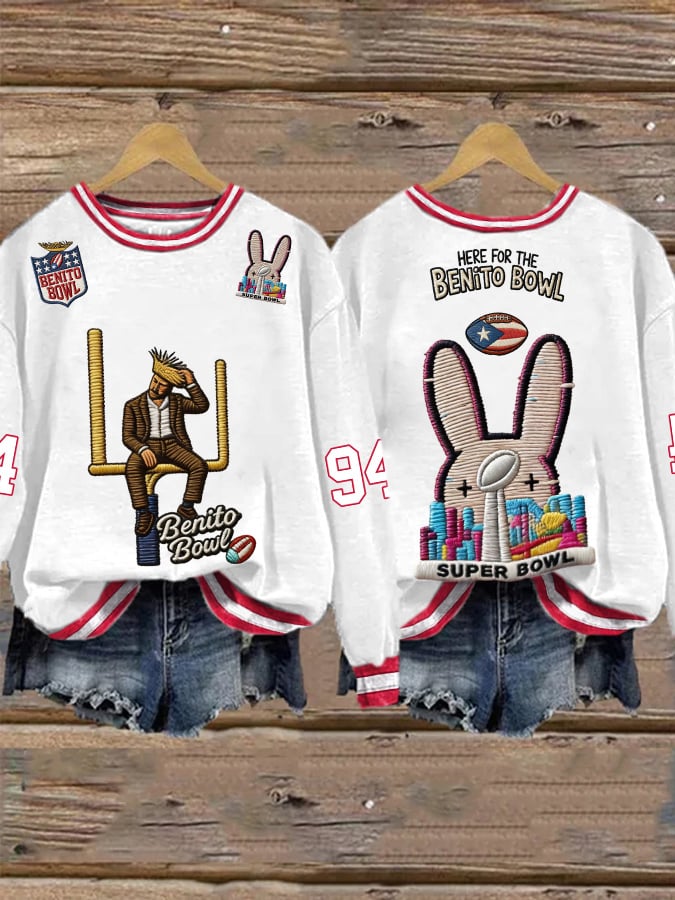 Women's Puerto Rico Print Sweatshirt