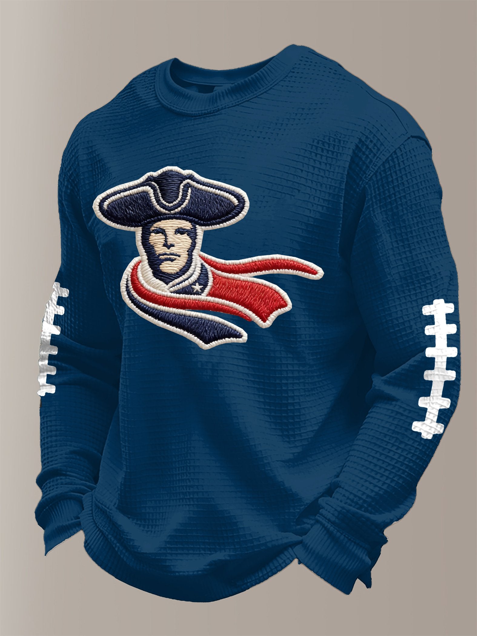 Men's Football Print Waffle T-Shirt