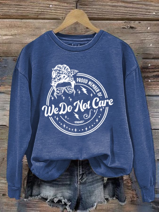 Retro Funny Proud Member Of Print Sweatshirt