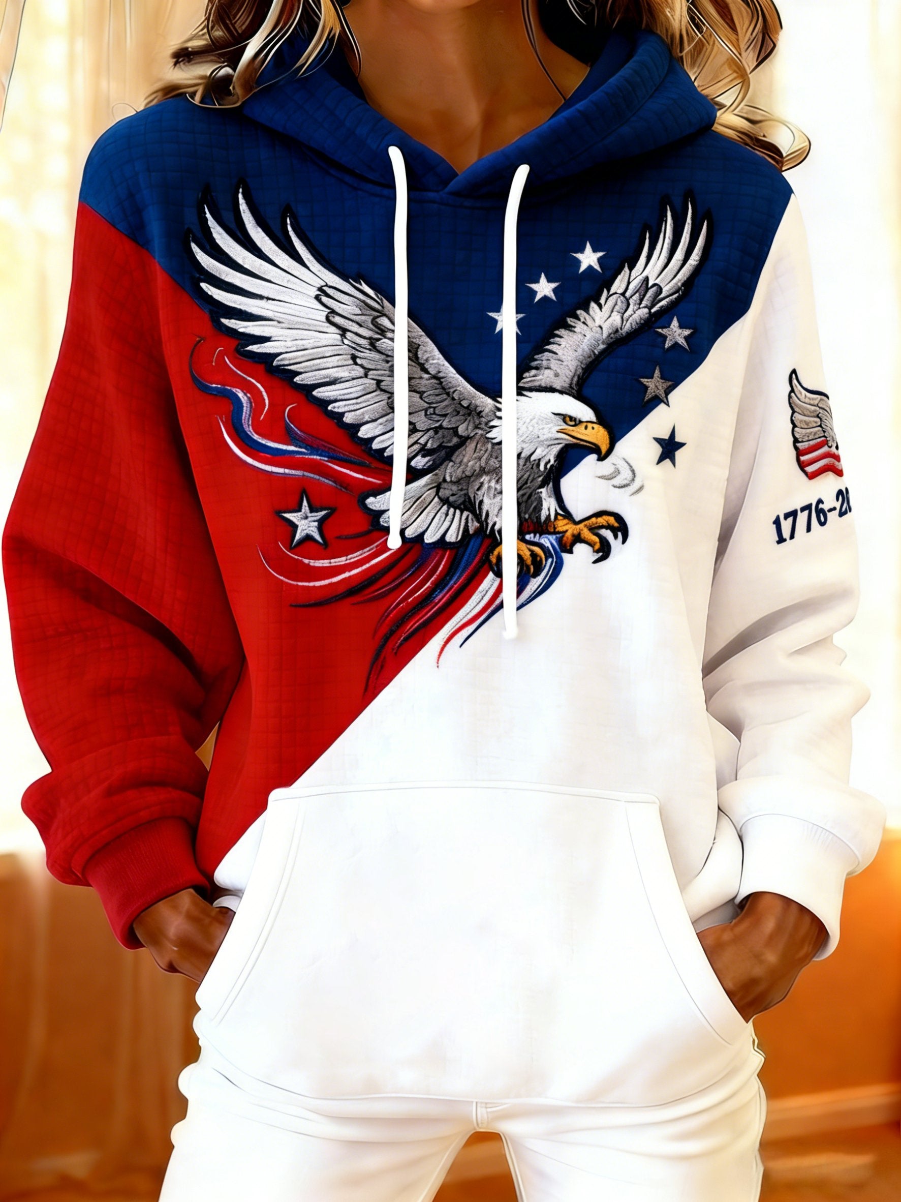 Women's Retro 250th Anniversary Print Hoodie