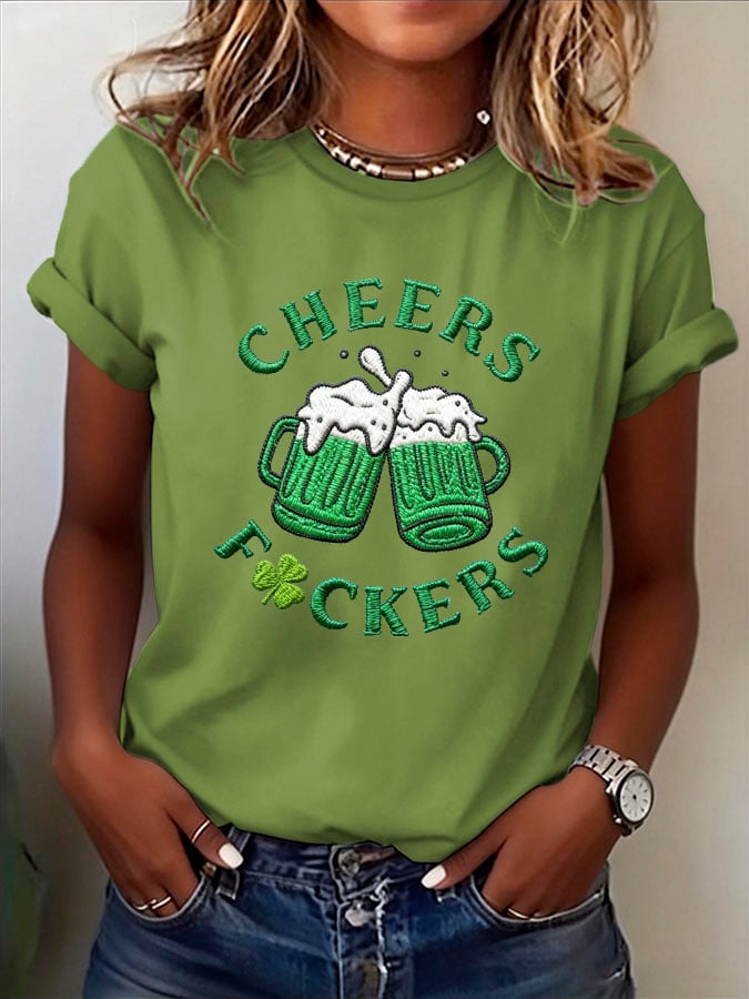 Women's St Patrick's Day Casual T-Shirt
