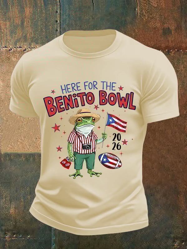 Men's Benito Bowl Puerto Rico Football T-Shirt
