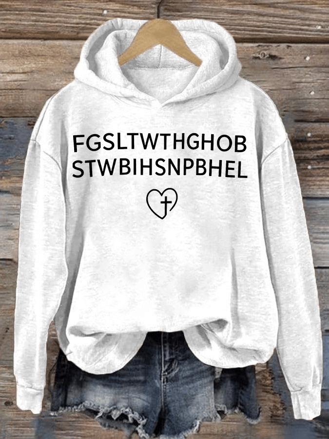 Women's FGSLTWTHGHOB STWBIHSNPBHEL Printed Hoodie