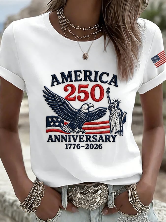 Women's America 250th Anniversary Print T-Shirt