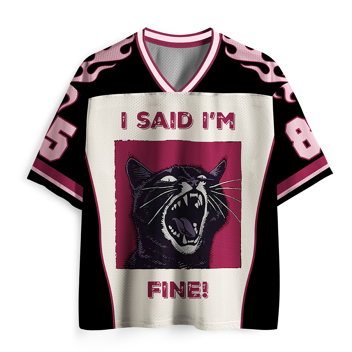Vintage I'M Fine Mesh Jersey