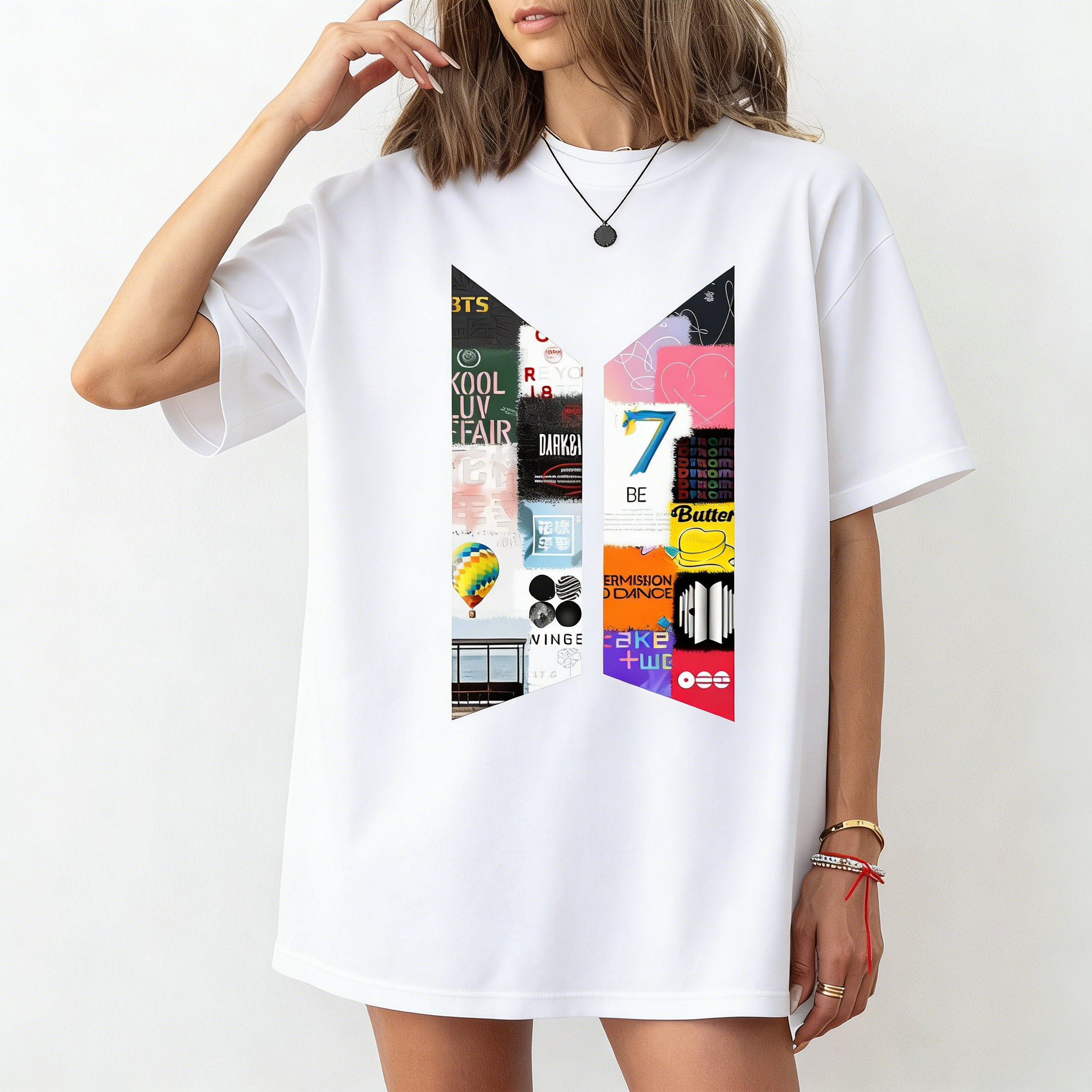 Women's BTS album logo T-shirt