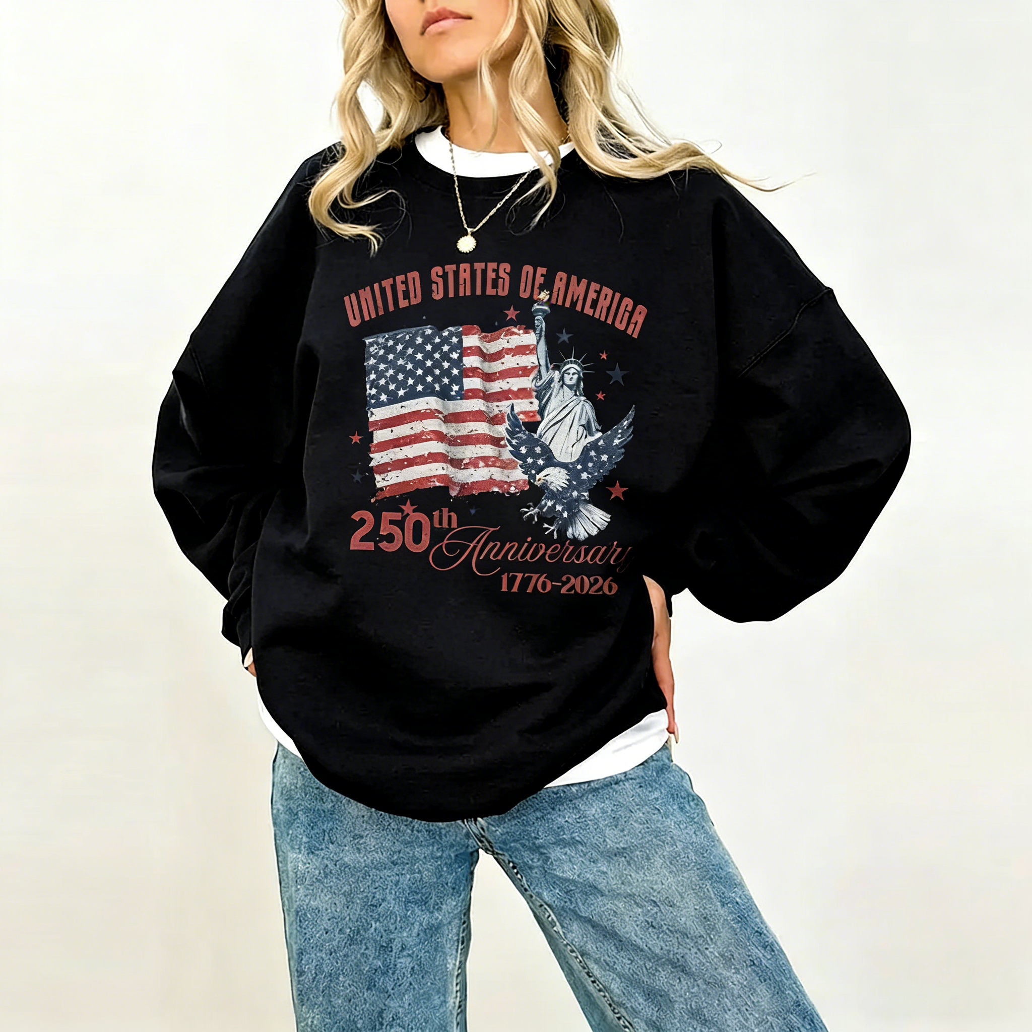 Women's America 250th Anniversary Comfort Colors Sweatshirt