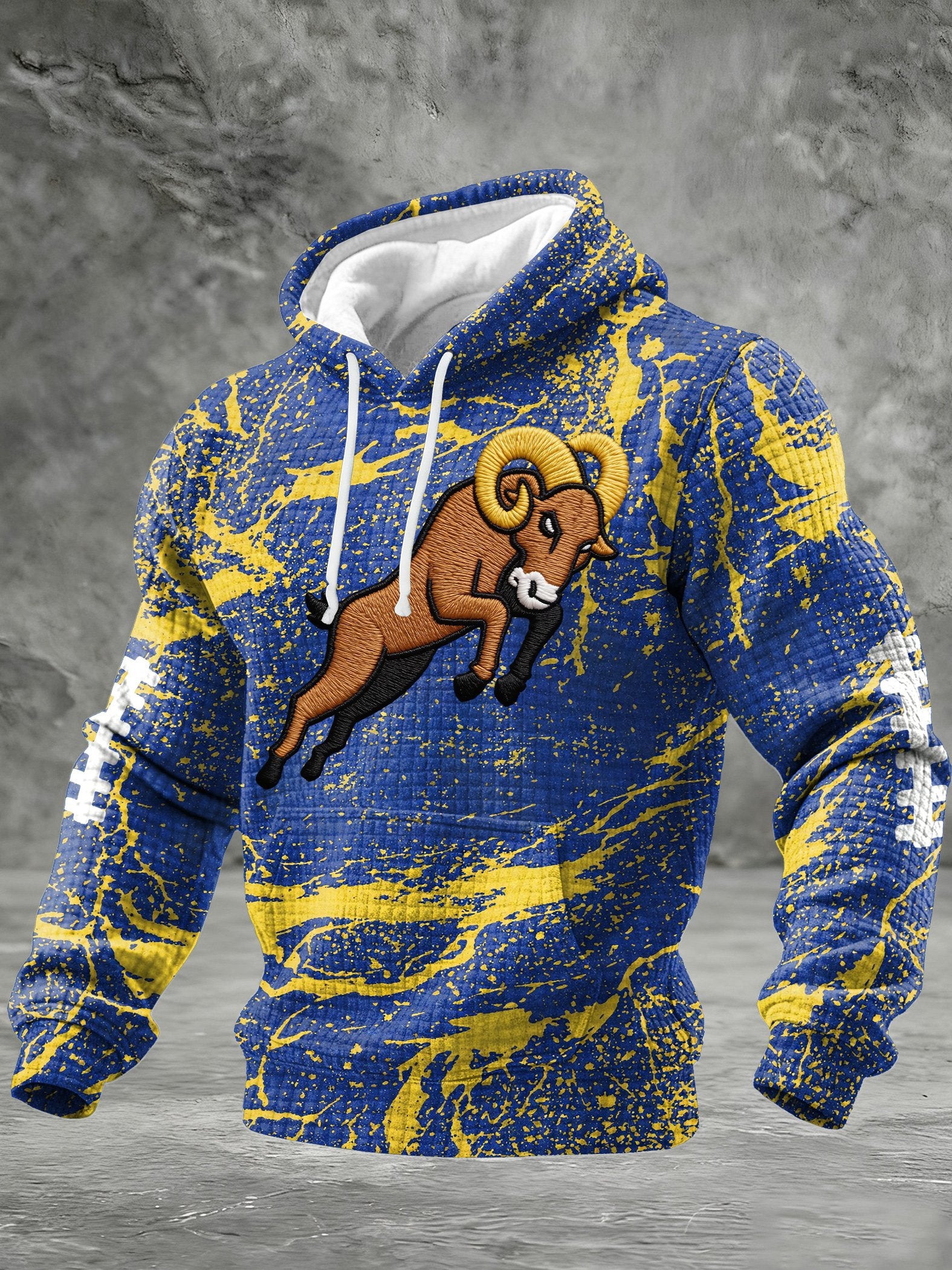 Men's Football Print Sweatshirt