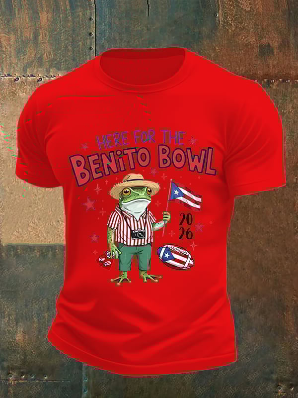 Men's Benito Bowl Puerto Rico Football T-Shirt