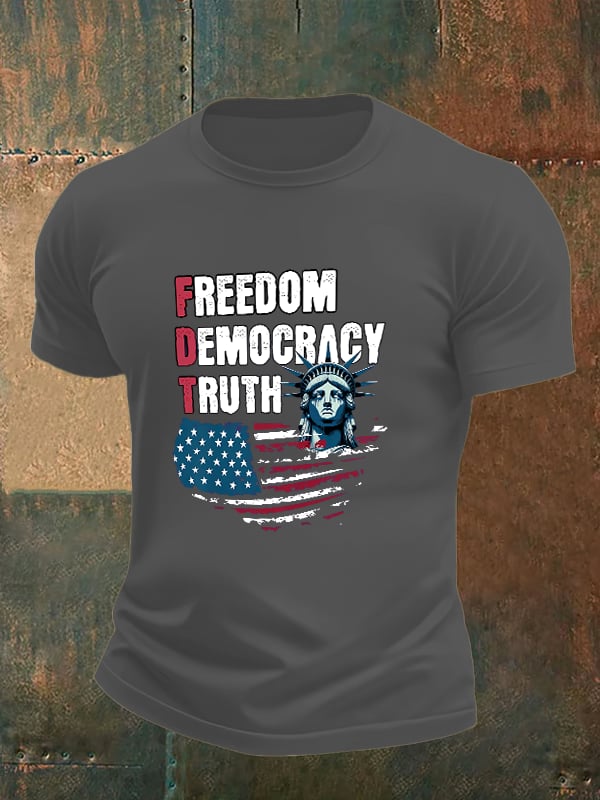 Men's FDT Printed Casual T-Shirt