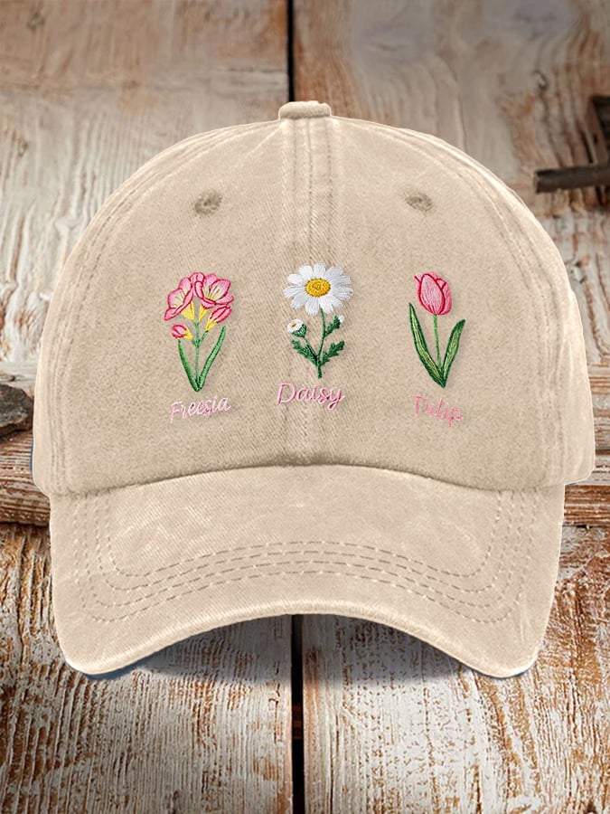 Women's Casual Floral Hat