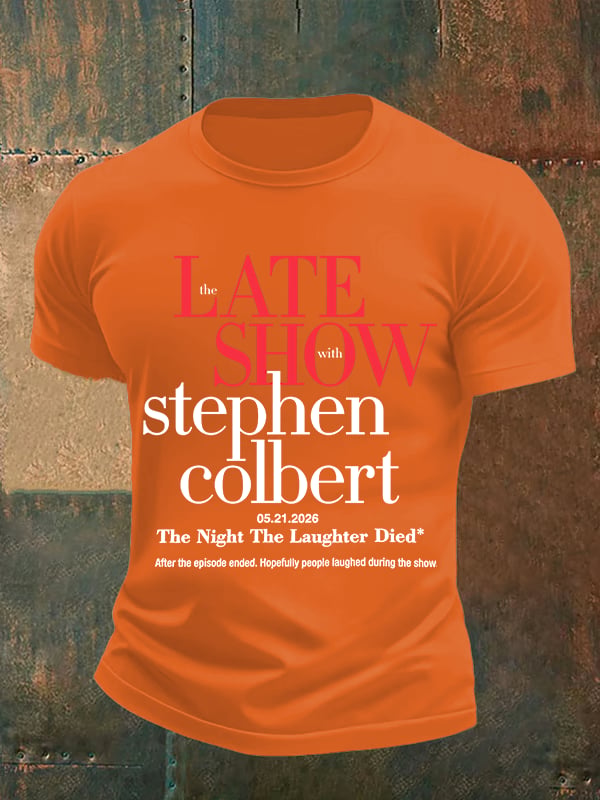 Men's Retro Last Show Print T-Shirt