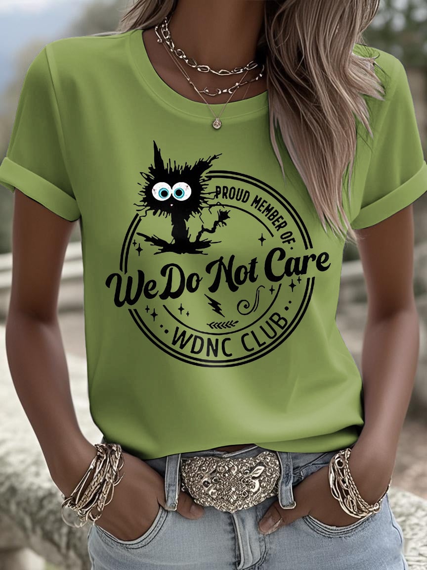 Retro Funny Proud Member Of WDNC Club Menopause Perimenopause Print T-Shirt