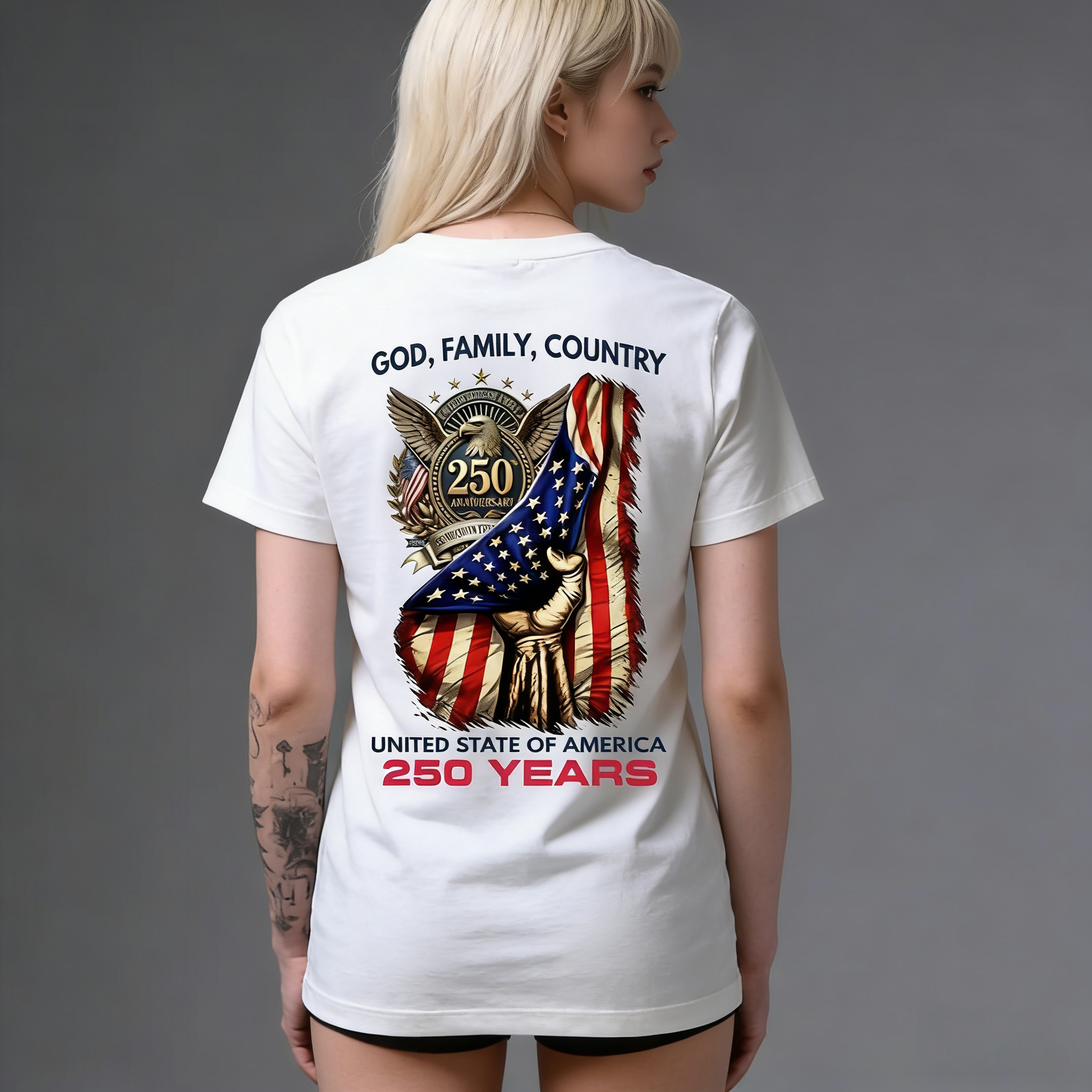 Unisex USA 250 Years Anniversary T-Shirt