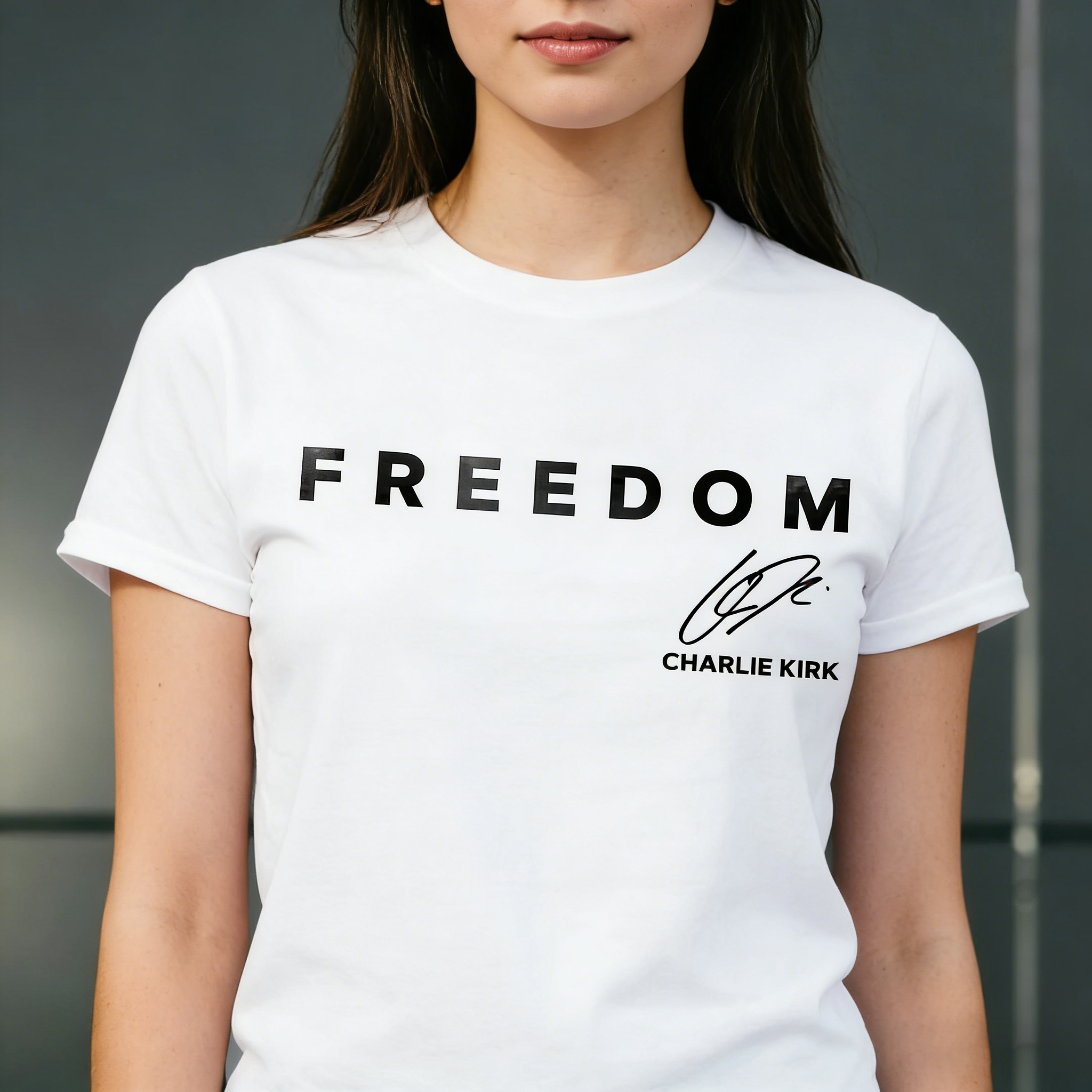Women's Freedom Print T-Shirt
