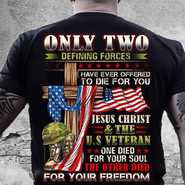 Only Two Pattern Print 100%Cotton T-Shirt