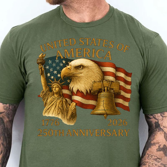 Men's 250 Years Anniversary USA Shirt
