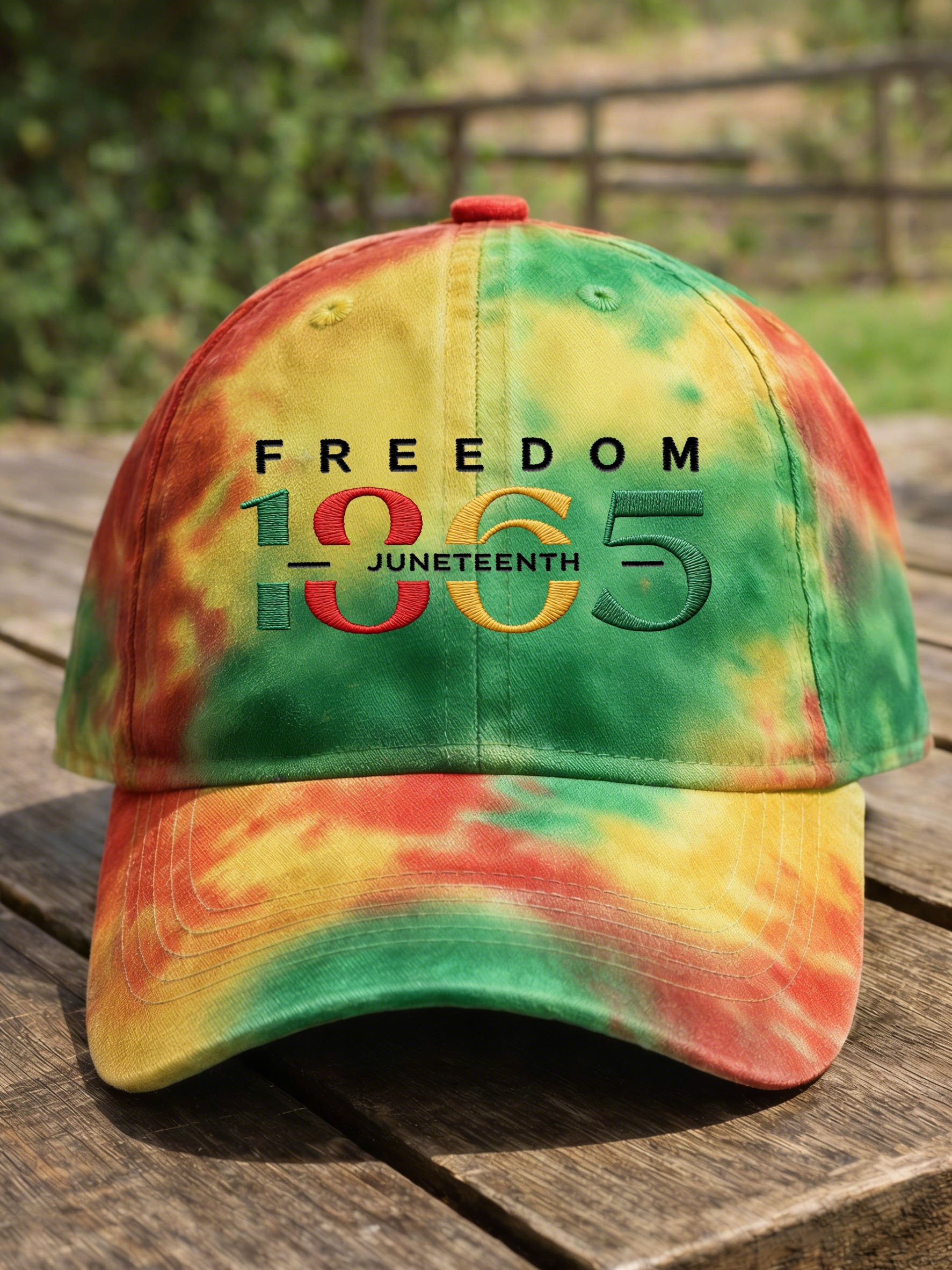 Unisex Juneteenth Print Casual Hat