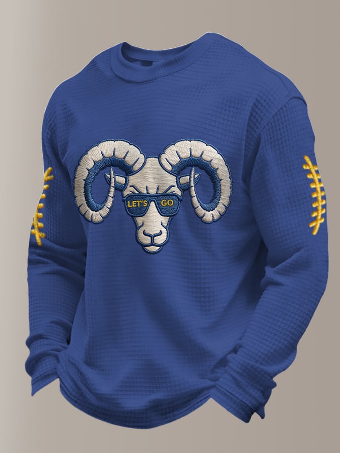 Men's Football Printed Casual Top