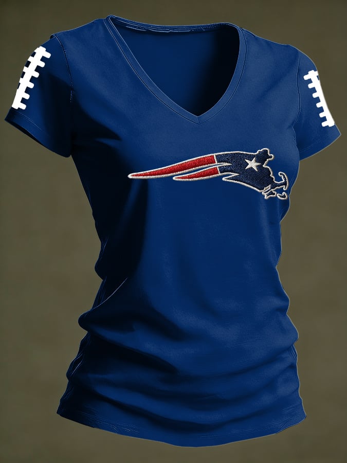 Women's Football Printed T-Shirt