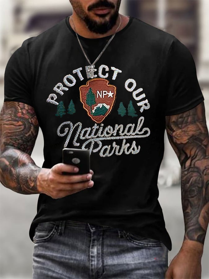 Men's National Park Print T-Shirt
