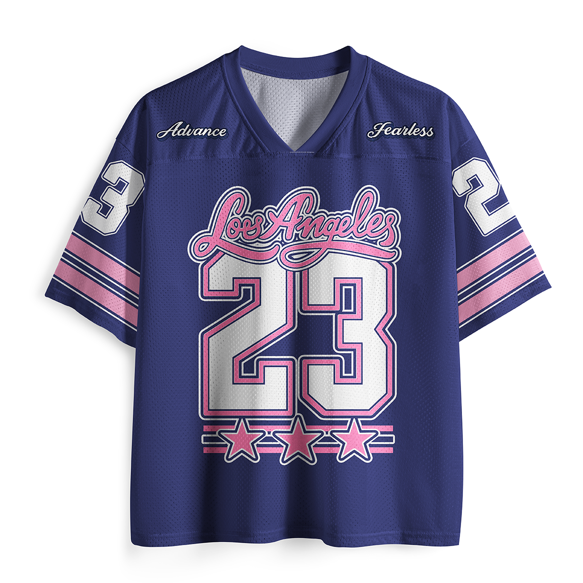 Personalized Vintage Smile Mood Mesh Jersey