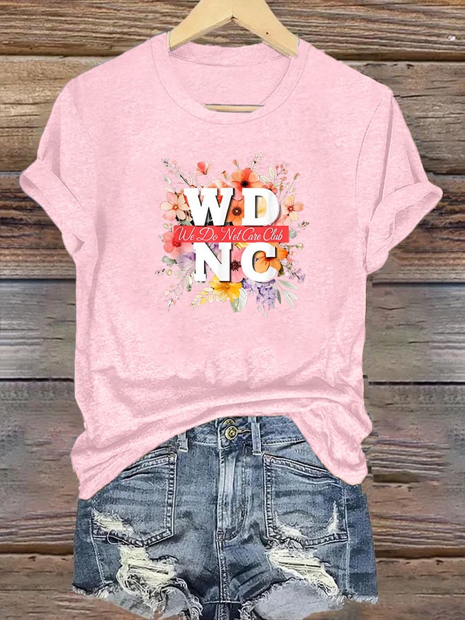 Women's Retro Funny Proud Member Of Club Menopause Perimenopause Print T-Shirt