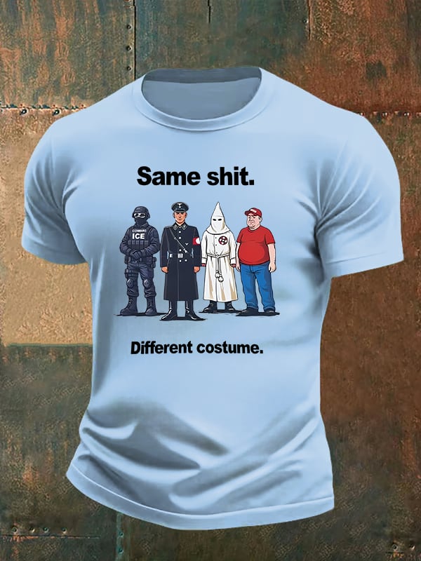 Men's Different costume Print T-Shirt