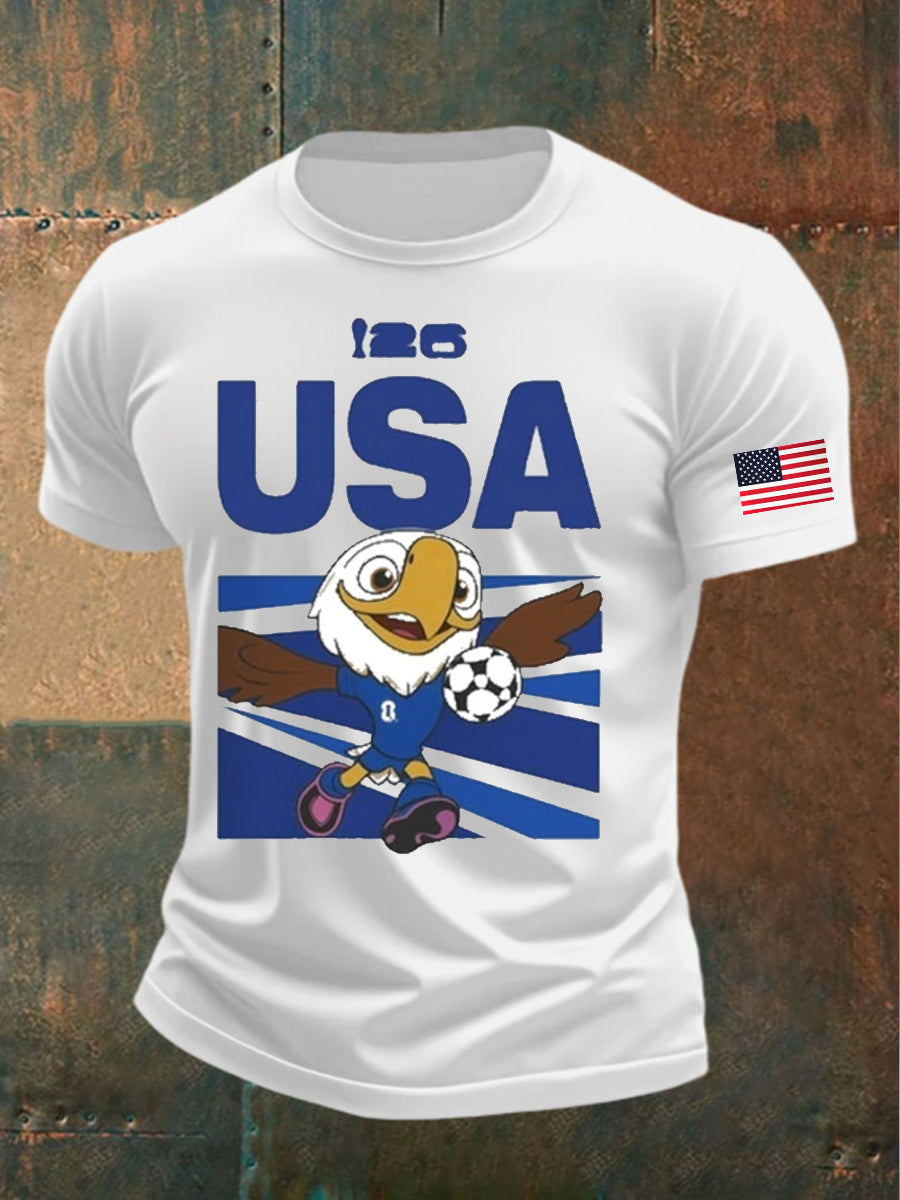 Men's World Cup USA Mascot 2026 T-Shirt