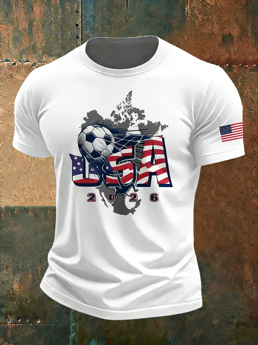 Men's USA Soccer Short-sleeved T-shirt