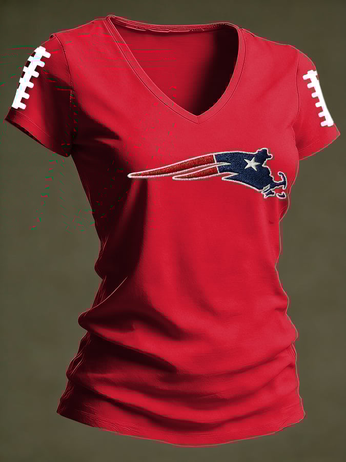 Women's Football Printed T-Shirt