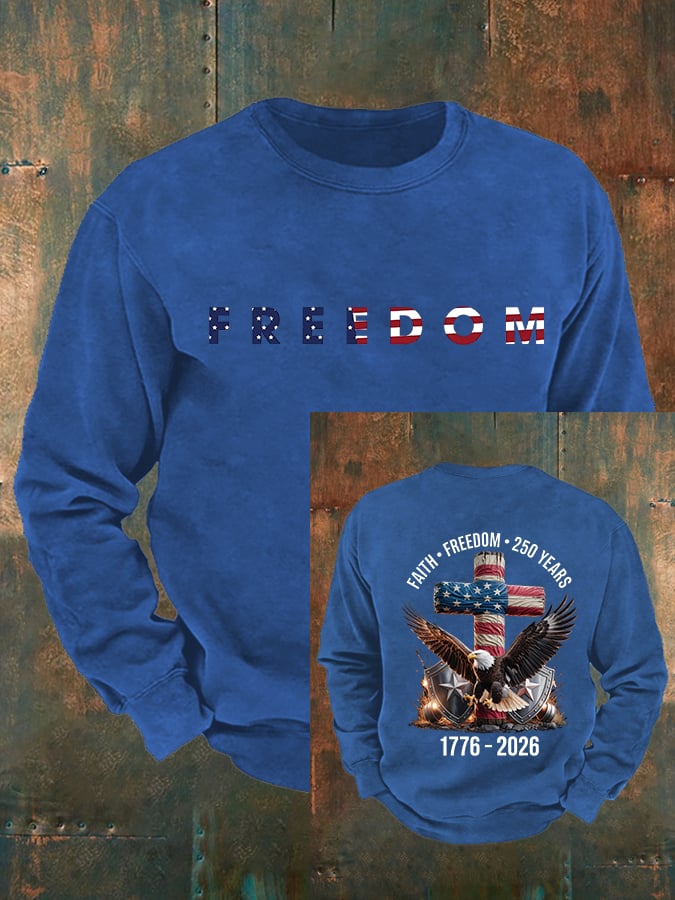 Men's American 250th Print Sweatshirt
