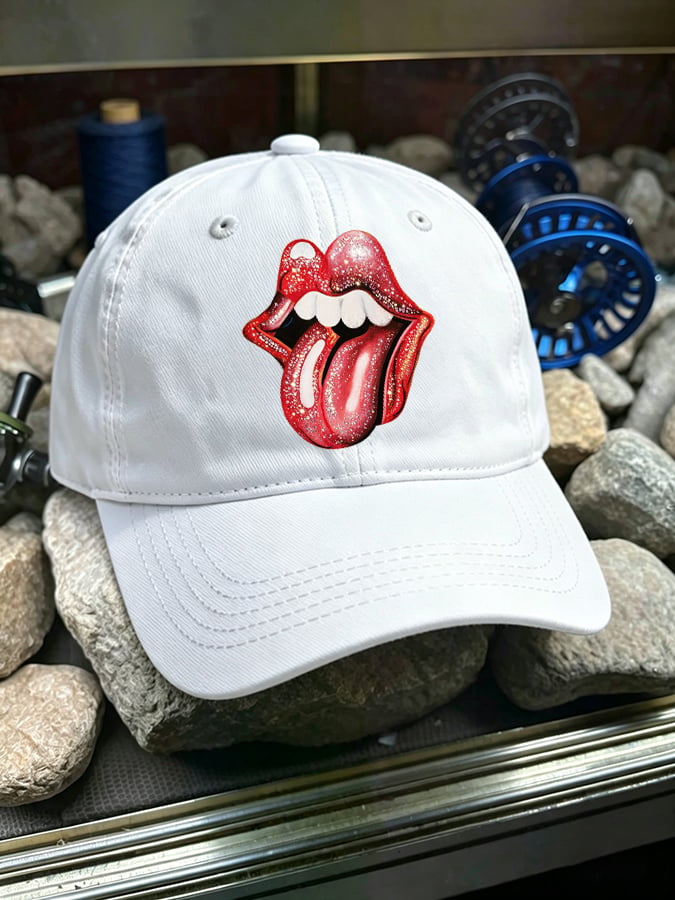Retro In The Stars Print Baseball Cap