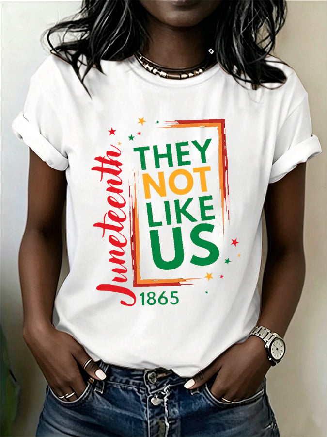 Juneteenth They Not Like Us Shirt