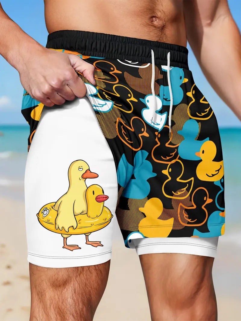 Double-Layer Quick-Dry Shorts