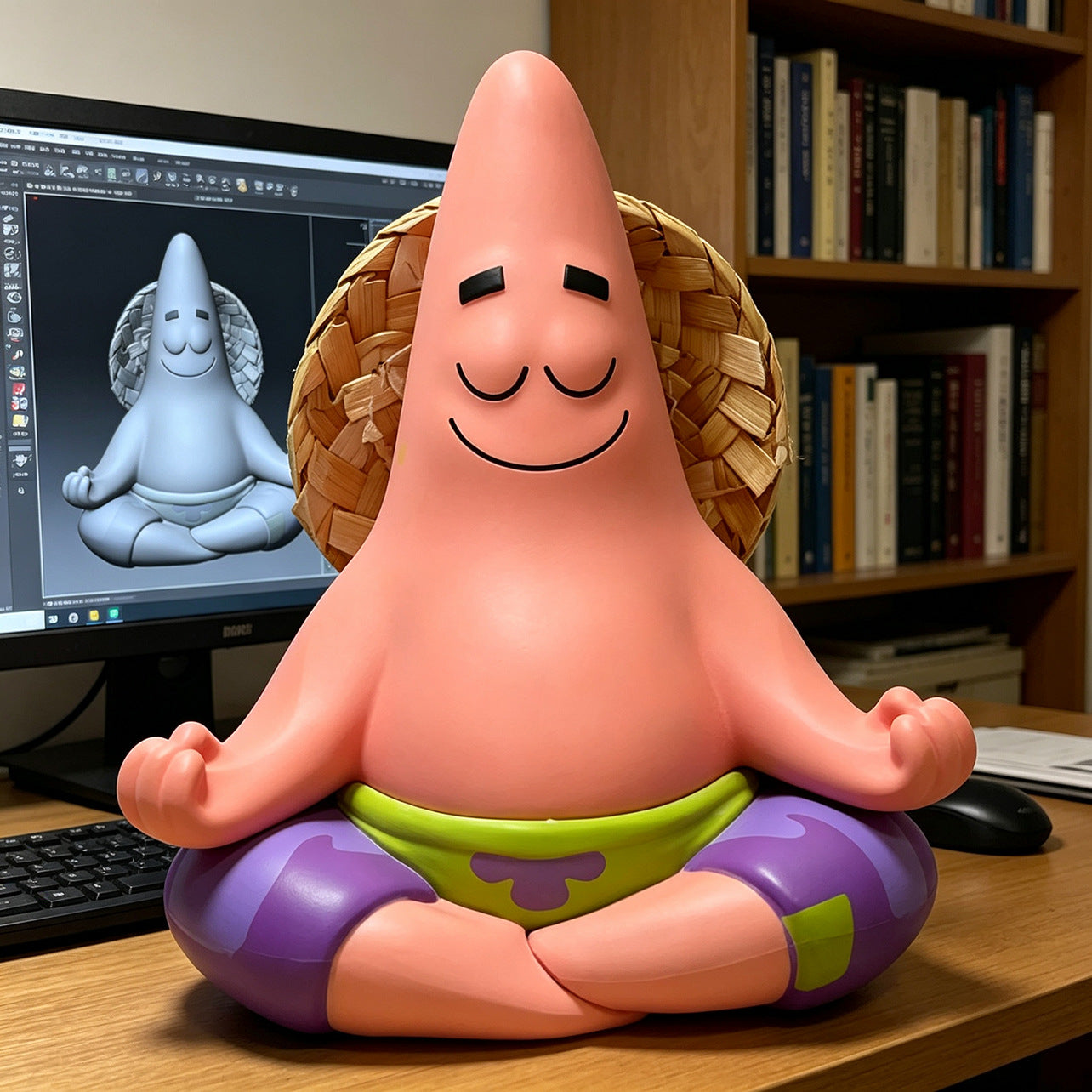 🧘♂️Aloof Patrick Star Desktop Ornament😍