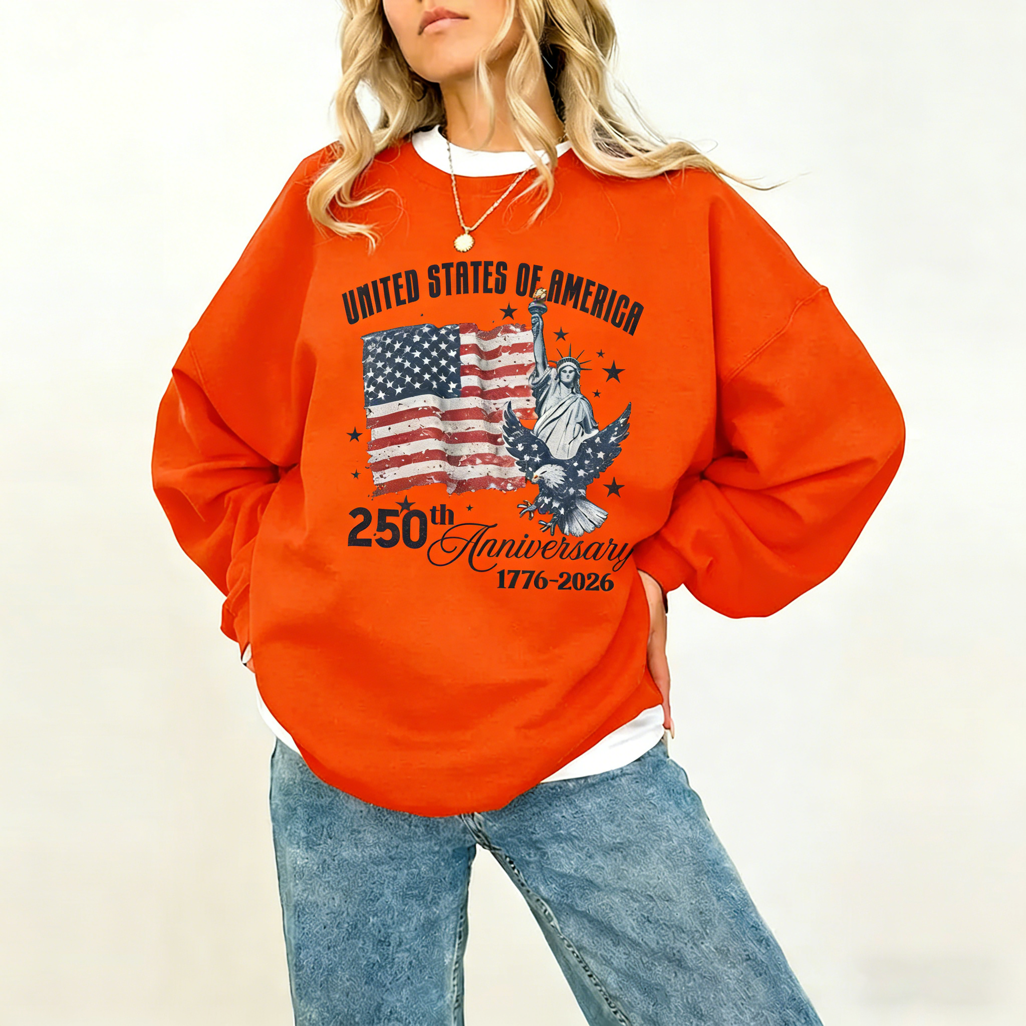 Women's America 250th Anniversary Comfort Colors Sweatshirt
