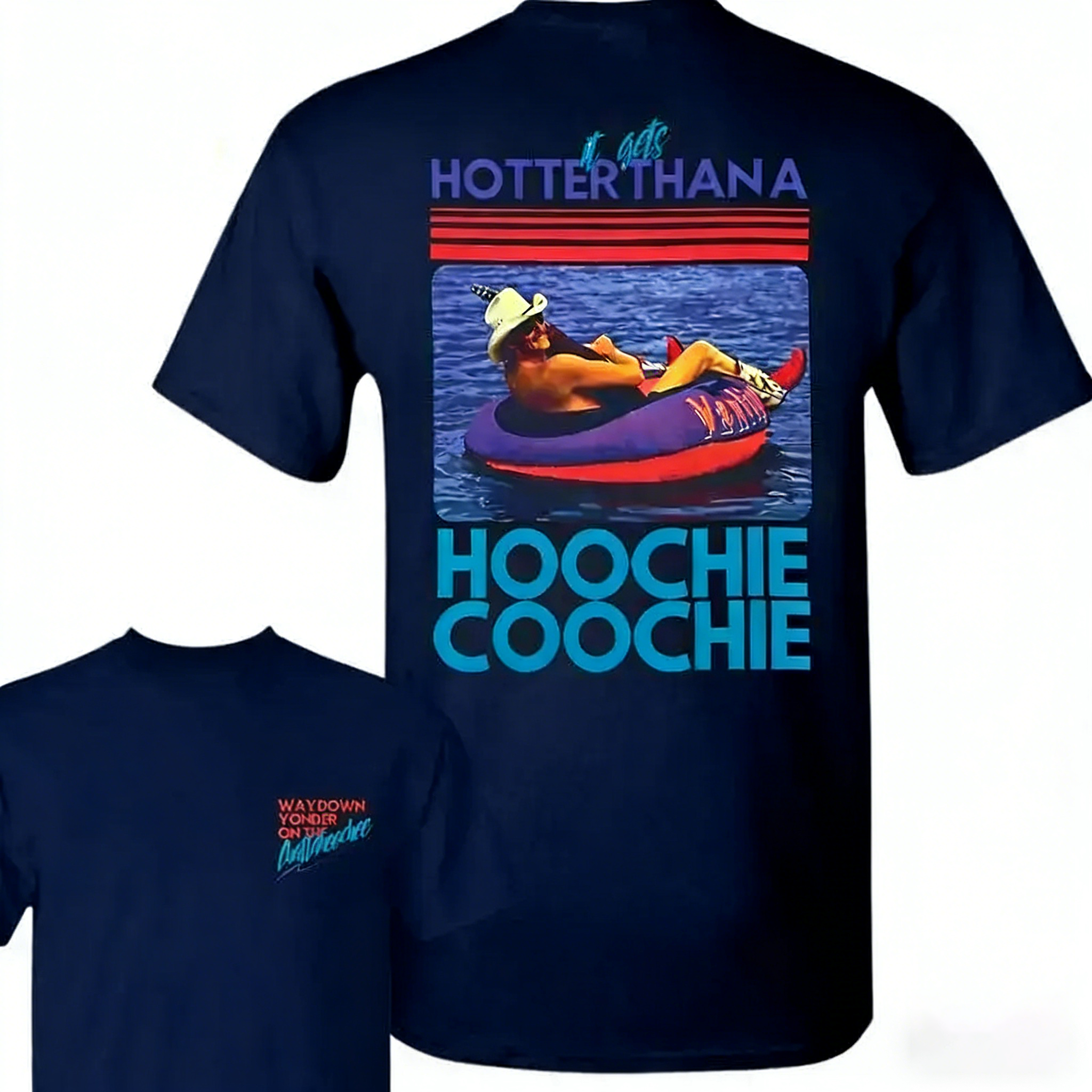 Men's Meme Summer Hotter Than A Hoochie Coochie T-Shirt