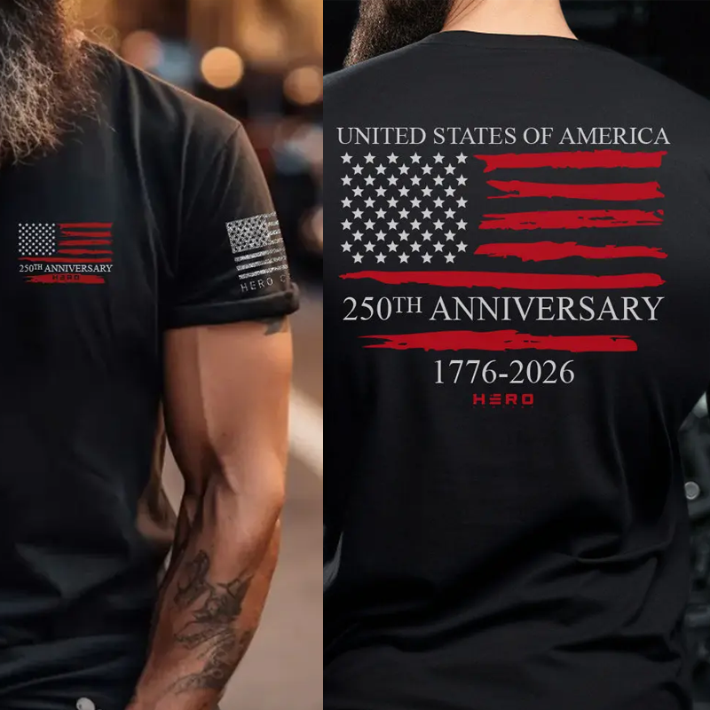 Unisex Hero Company USA 250th Anniversary T-Shirt