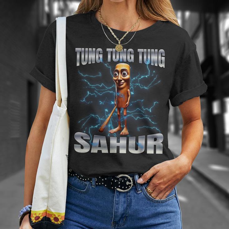 Women's Tung Tung Sahur Cadeau Humoristique T-Shirt