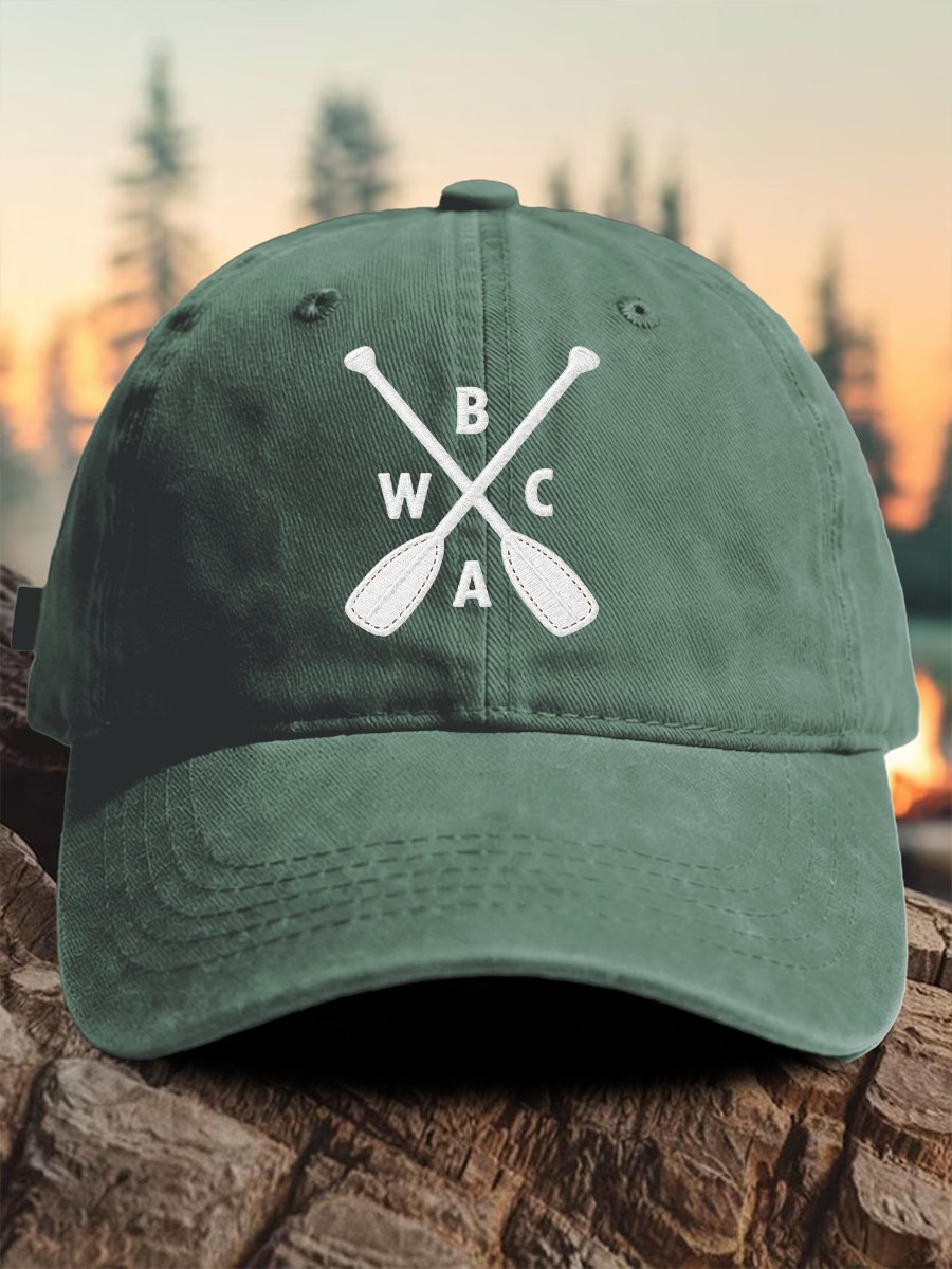 Retro Save The BWCA Save Boundary Waters Canoe Area Wilderness Print Baseball Cap