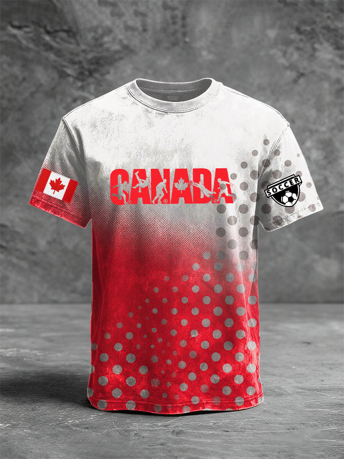 Canada Soccer Men's Gradient T-Shirt