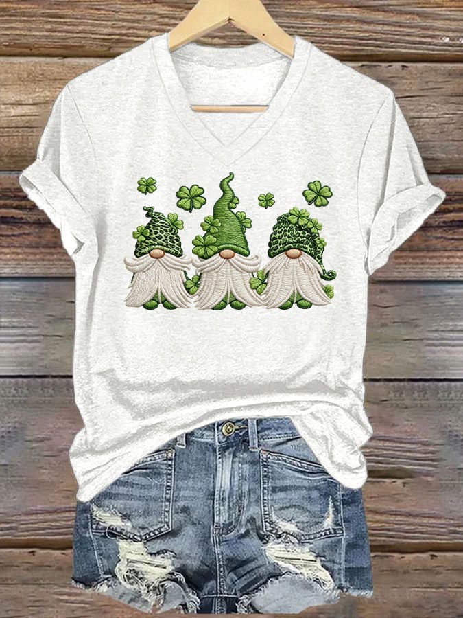 Women's casual St. Patrick's Day T-shirt