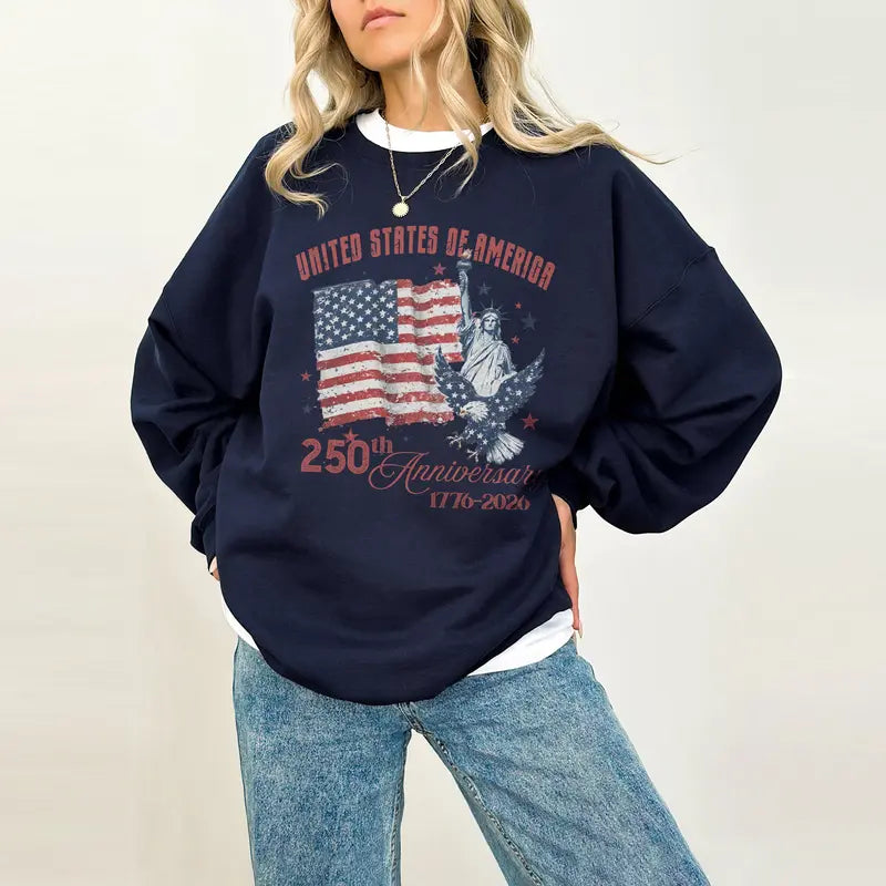 Women's America 250th Anniversary Comfort Colors Sweatshirt