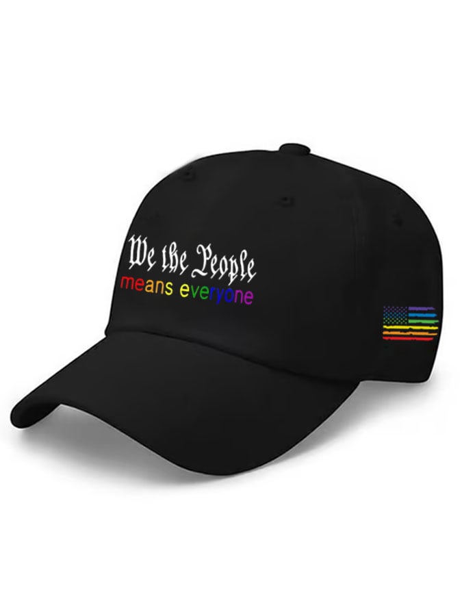 Unisex We The People Means Everyone Baseball Cap