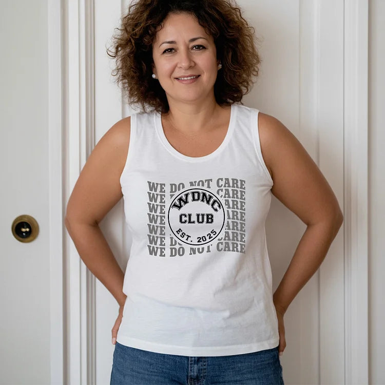 Retro Funny WDNC Menopause Perimenopause Print Tank Top