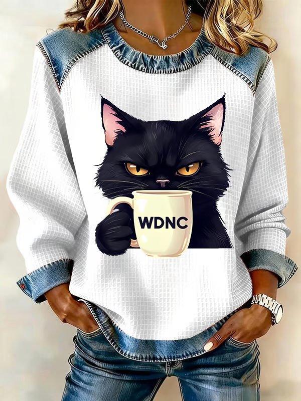 Women's Retro Funny Proud Member Of Club We Do Not Care Menopause Perimenopause Print Sweatshirt