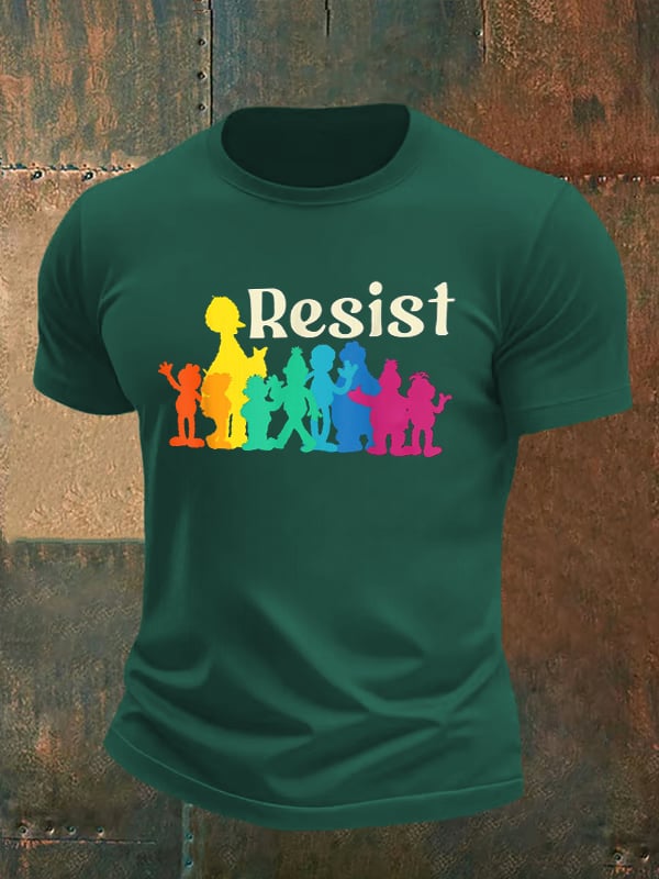 Men's Resist Printed Casual T-Shirt