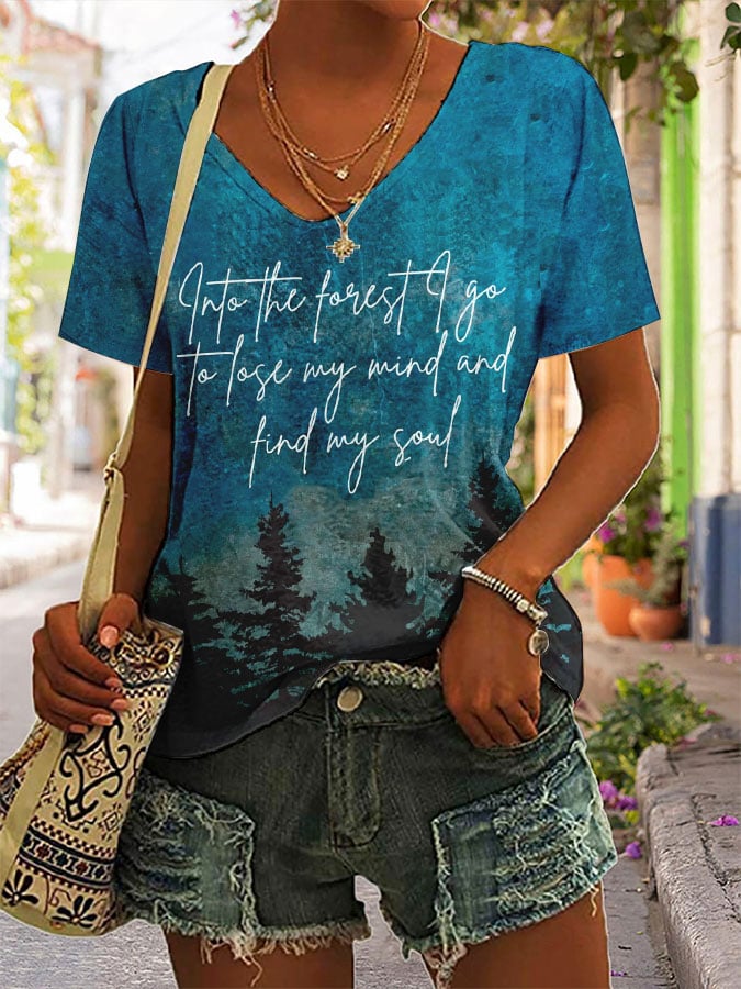 Women's National Park Print T-shirt